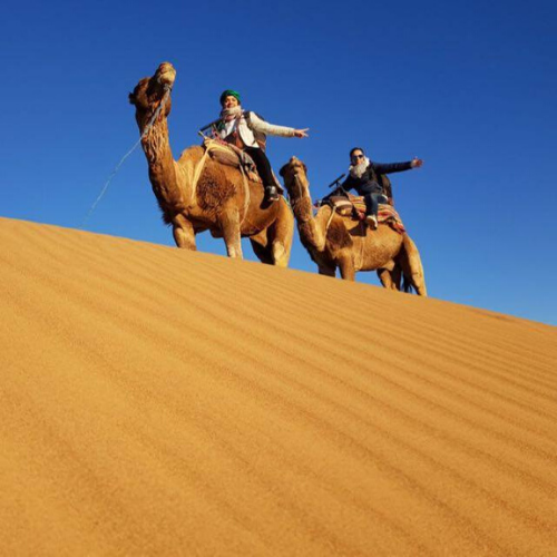 Contrastes entre dunas y playas Marruecos al natural​